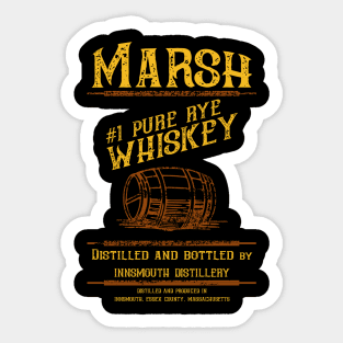 Marsh #1 Pure Rye Whiskey Sticker